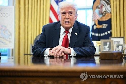 자동차 관세 발표하는 트럼프 미국 대통령 (출처=연합뉴스)