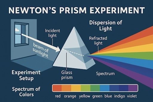 챗GPT 4o 이미지 뉴턴 프리즘 실험 생성