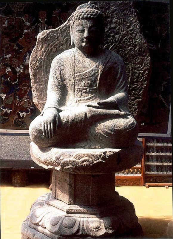 경상북도 유형문화유산 '만장사 석조여래좌상' 원래 모습 (출처=연합뉴스)