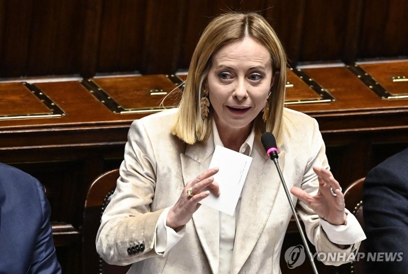 조르자 멜로니 이탈리아 총리 (출처=연합뉴스)