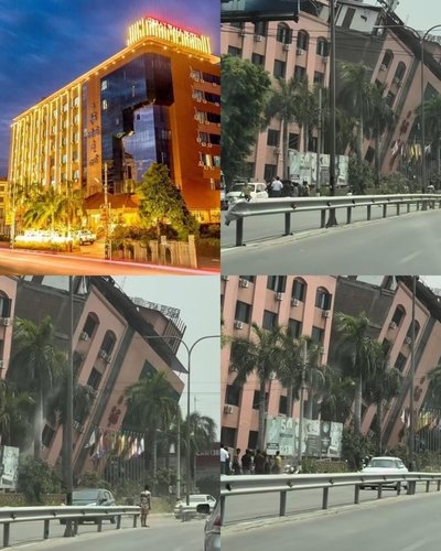 미얀마 만달레이 그레이트월 호텔 피해 (출처=연합뉴스)