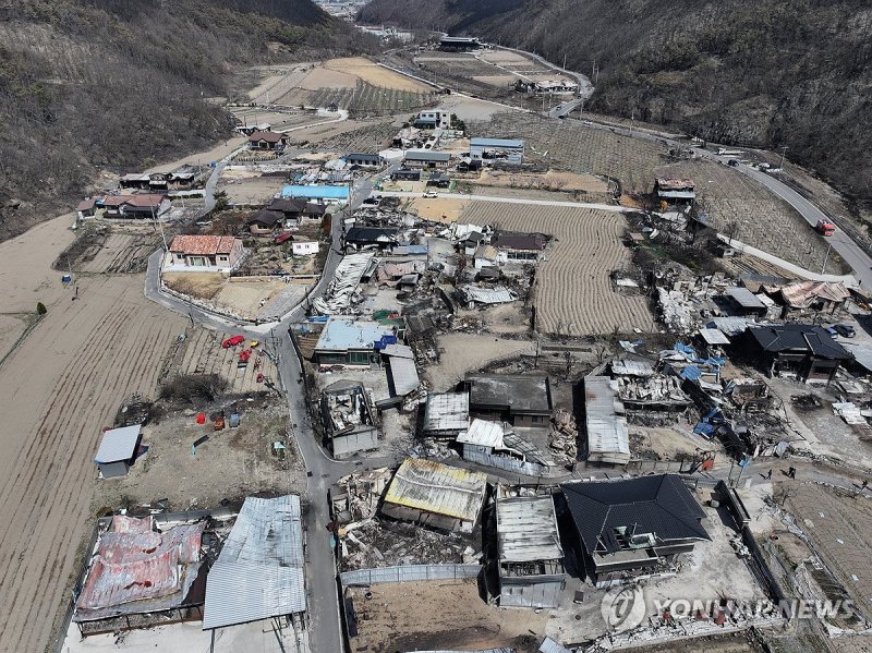통째로 사라진 마을 (출처=연합뉴스)