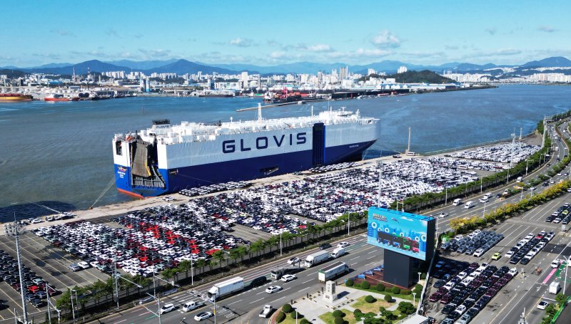 현대차 울산공장 수출선적부두. (현대자동차기아 제공) 2025.1.14/뉴스1