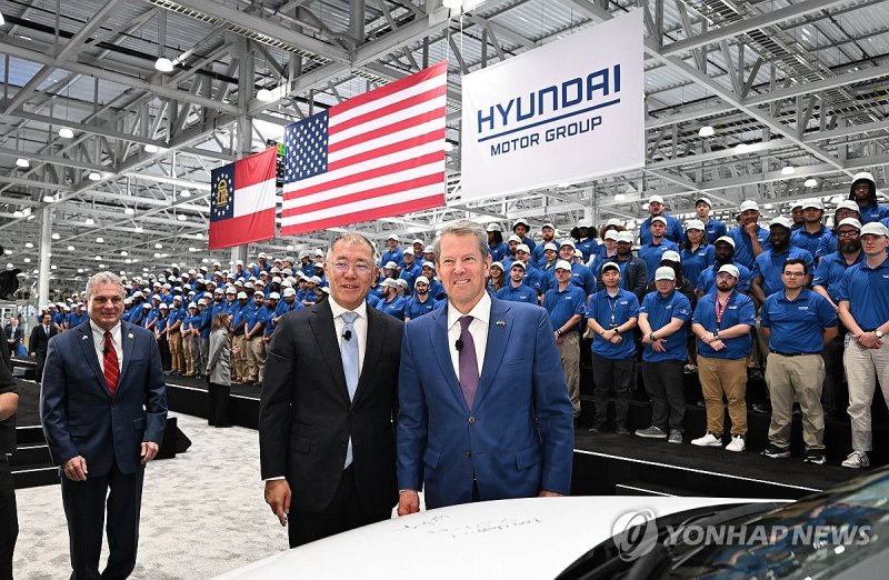 현대자동차그룹 메타플랜트 아메리카 준공식 모습. 사진=연합뉴스