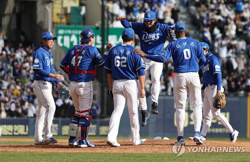 3-2 승리 거둔 삼성 (출처=연합뉴스)