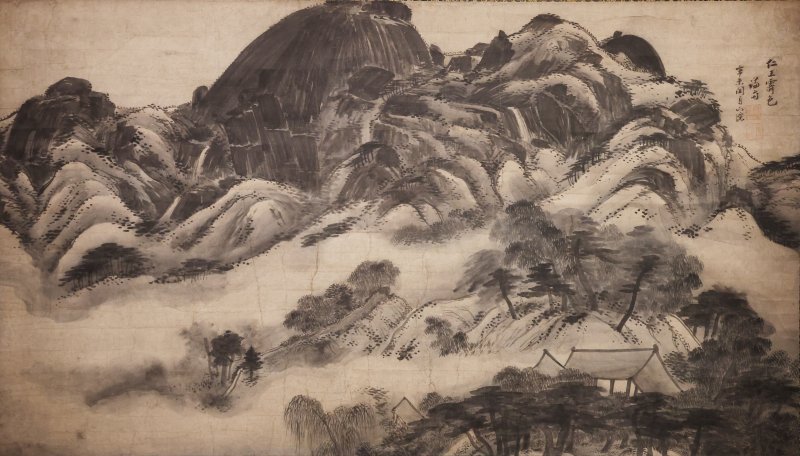 31일 오전 경기 용인시 처인구 호암미술관에 겸재 정선의 인왕제색도가 전시돼 있다. 삼성문화재단과 간송미술문화재단이 공동 개최한 '겸재 정선'전은 다음 달 2일부터 6월 29일까지 경기 용인 호암미술관에서 열린다. 2025.3.31/뉴스1 ⓒ News1 김영운 기자