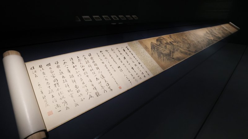31일 오전 경기 용인시 처인구 호암미술관에 겸재 정선의 작품이 전시돼 있다. 2025.3.31/뉴스1 ⓒ News1 김영운 기자