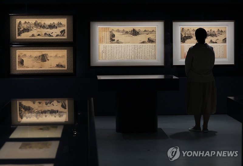 역대 최대 규모의 '겸재 정선' 전시 (출처=연합뉴스)