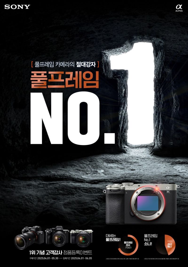 소니코리아, 풀프레임 미러리스 카메라 시장 12년 연속 1위 기념 이벤트