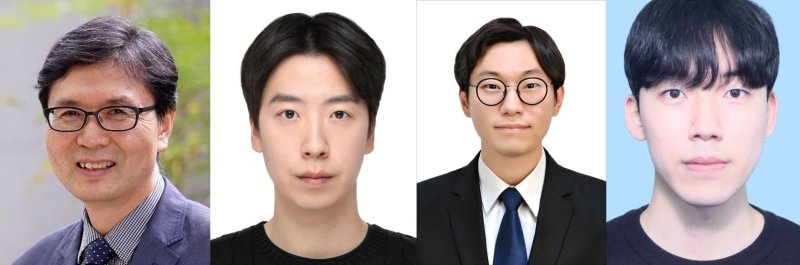 [대구=뉴시스] DGIST 에너지공학과 유종성 교수, 성종훈 박사과정생, 부산대학교 나노에너지공학과 강준희 교수, 이운환 석사과정생 (사진=DGIST 제공) photo@newsis.com *재판매 및 DB 금지