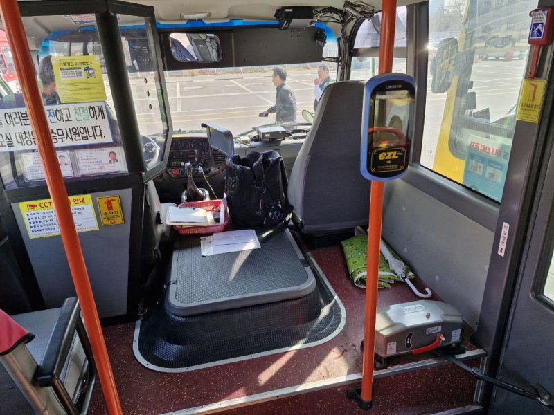 현금기계 사라진 광주 시내버스 내부의 모습(삼호운수 제공. 재판매 및 DB 금지)2025.4.1/뉴스1