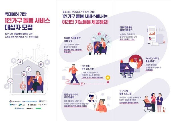 빅데이터 기반 1인가구 돌봄서비스 관련 홍보물. (부산 동구 제공. 재판매 및 DB 금지)