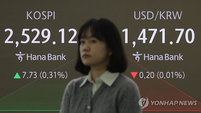 코스피, 장 초반 2,520대 강보합…코스닥도 상승 (출처=연합뉴스)
