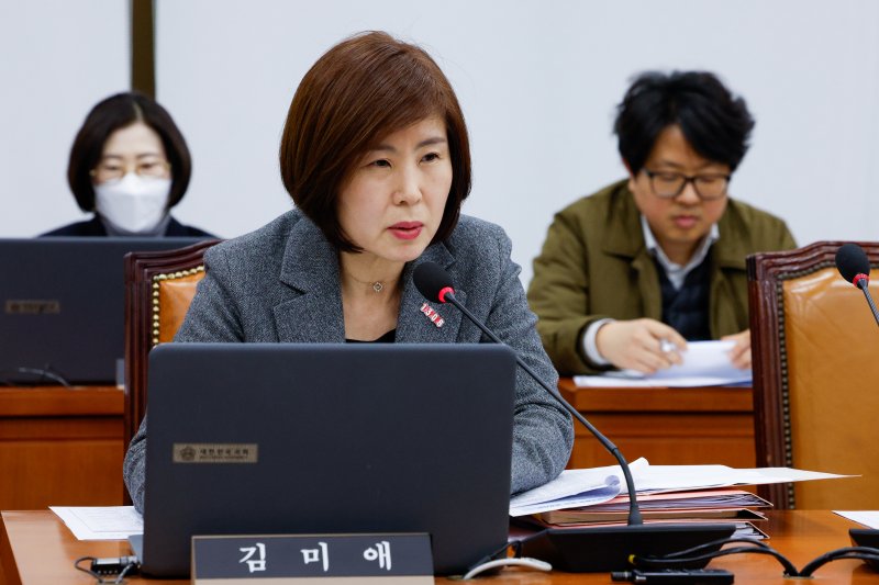 김미애 국민의힘 의원. 2025.3.18/뉴스1 ⓒ News1 안은나 기자