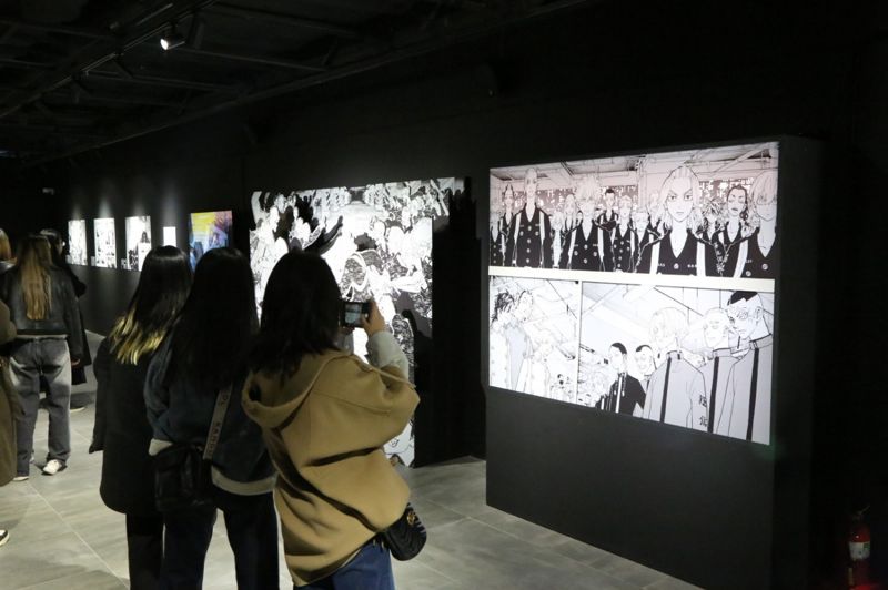 만화 '도쿄卍리벤저스' 한국 전시, 성황리에 개막