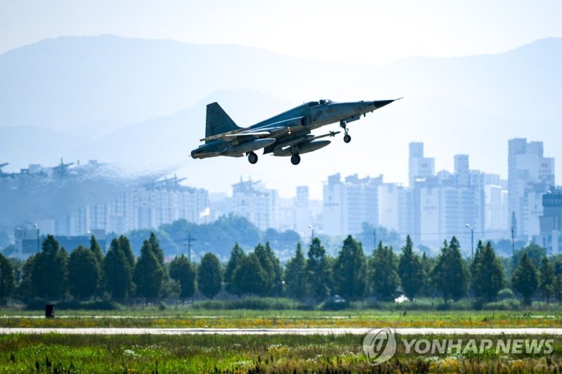 공군 1전비 전투태세훈련 (출처=연합뉴스)