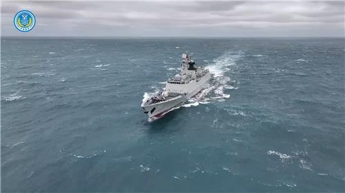 1일 중국군의 대만 포위 훈련 (출처=연합뉴스)