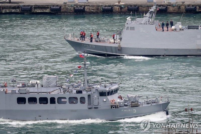 中, 대만포위훈련 종료 발표 (출처=연합뉴스)
