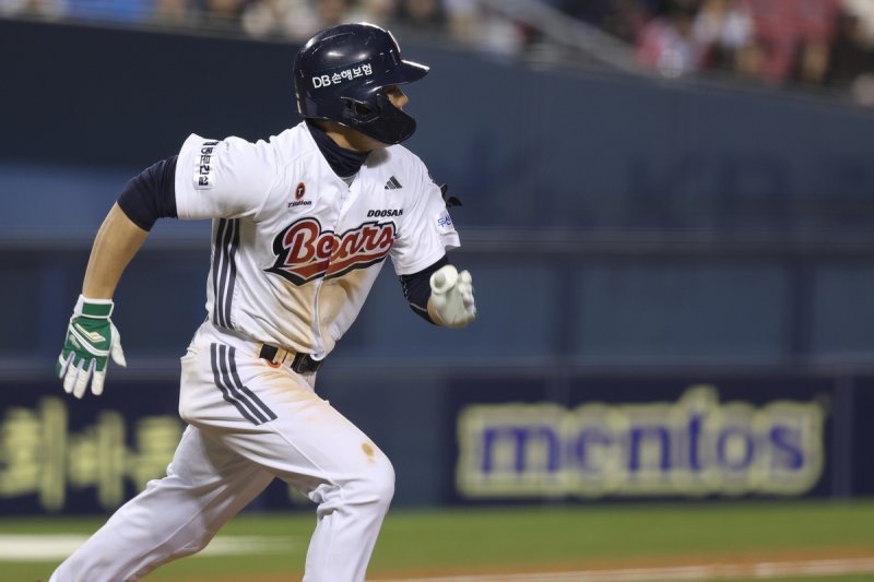 오명진, 1군 무대 첫 안타 (출처=연합뉴스)