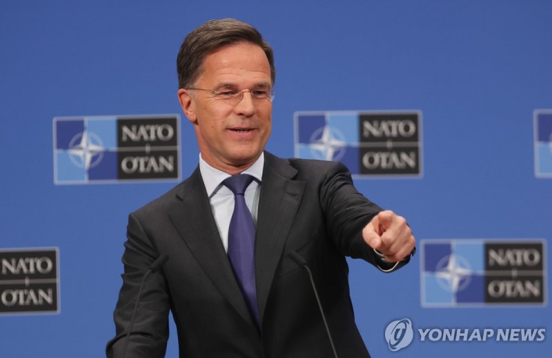 기자회견하는 나토 사무총장 (출처=연합뉴스)
