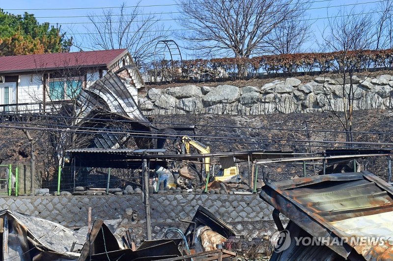 산불 피해지역 정리 (출처=연합뉴스)