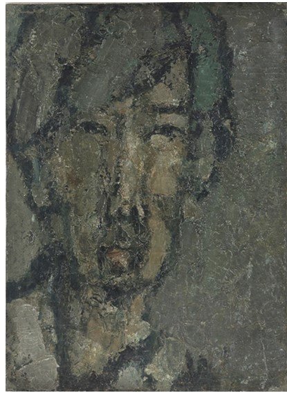 자화상 1969 Oil on canvas 49 x 35.5cm (10F) 19.3 x 14in. *재판매 및 DB 금지