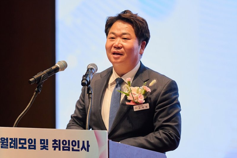 취임 인사하는 오세현 아산시장. (아산시청 제공. 재판매 및 DB금지)/뉴스1