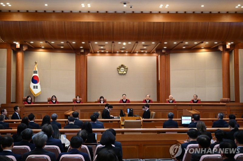 윤석열 대통령 탄핵심판 선고 (출처=연합뉴스)