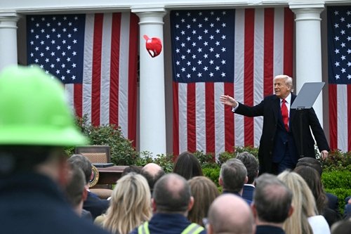 상호관세 발표날 도널드 트럼프 미국 대통령 (출처=연합뉴스)