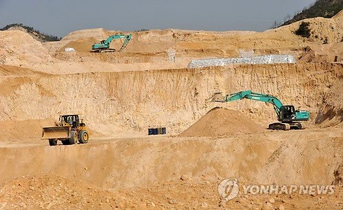 중국 장시성 간저우 지역의 희토류 광산 (출처=연합뉴스)