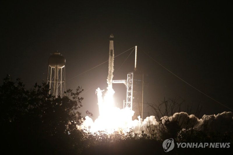 지난달 31일 스페이스X의 팰컨9 로켓 발사 (출처=연합뉴스)