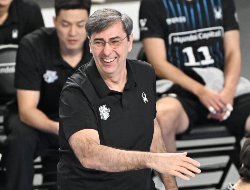 필립 블랑 현대캐피탈 감독. . (한국배구연맹 제공, 재판매 및 DB 금지) 2025.4.3/뉴스1
