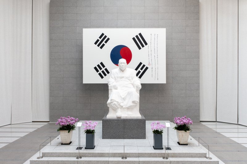 백범김구기념관 백범홀 백범 좌상. 사진=국가보훈부 제공