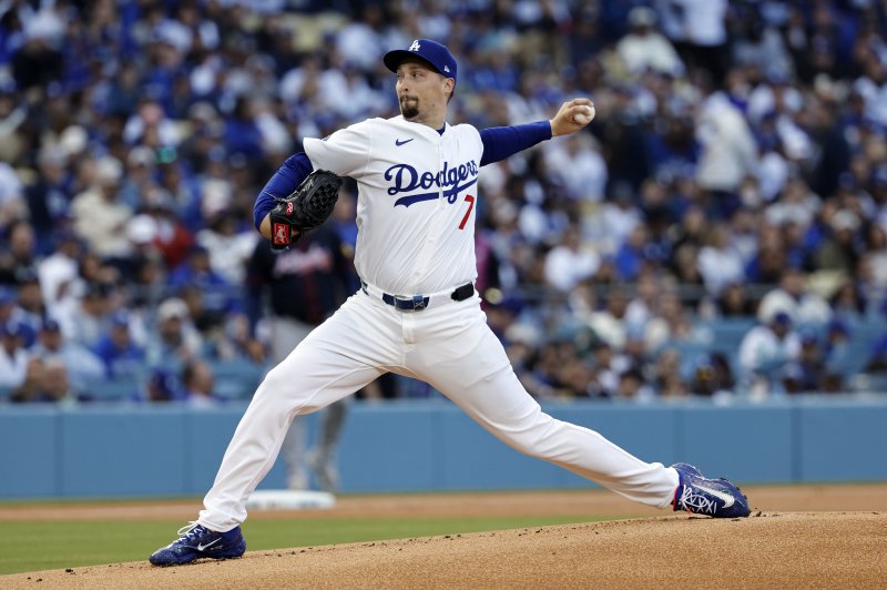 [로스앤젤레스=AP/뉴시스] 메이저리그(MLB) LA 다저스의 블레이크 스넬. 2025.04.07