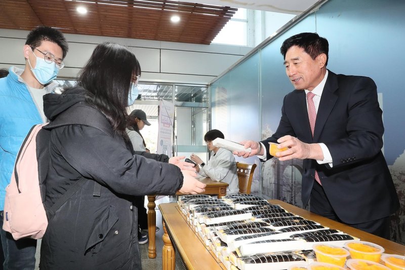 우석대 '천원의 아침밥' 사업 (출처=연합뉴스)