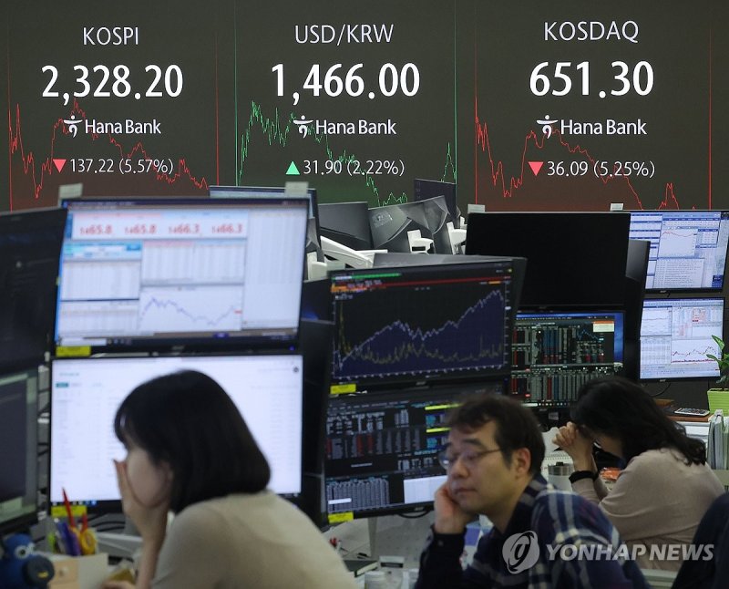 코스피 급락 (출처=연합뉴스)