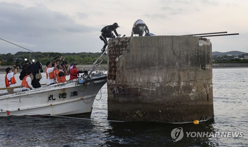 일본 조세이 탄광 유골 수습 조사 (출처=연합뉴스)