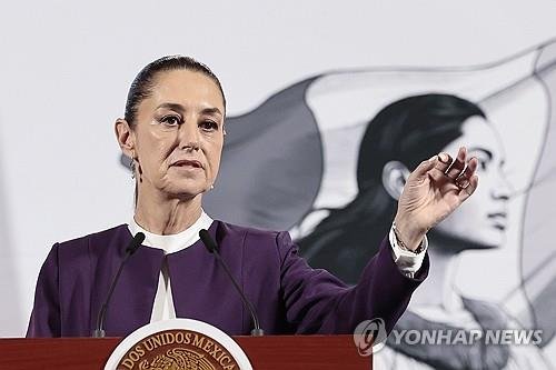 셰인바움 멕시코 대통령 (출처=연합뉴스)