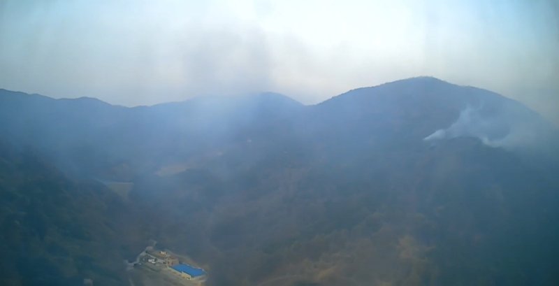 하동 산불.(산림청 제공. 재판매 및 DB금지.)