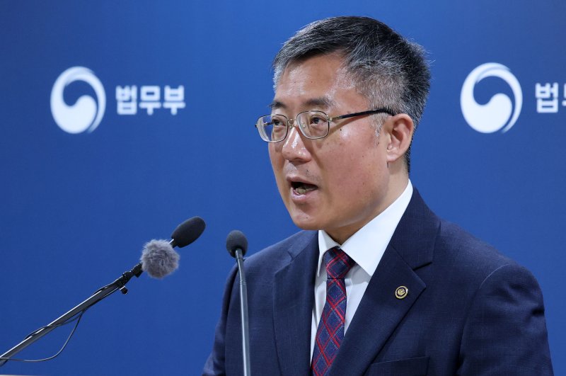 김석우 법무부 장관 직무대행./뉴스1 ⓒ News1 박세연 기자