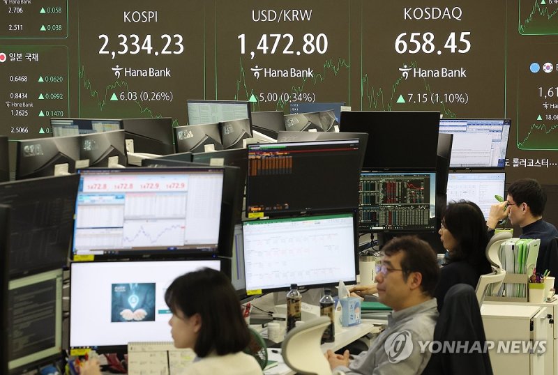 코스피·코스닥 동반 상승 (출처=연합뉴스)