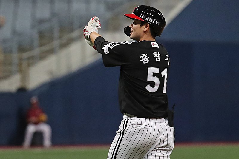 LG 트윈스 홍창기. /뉴스1 DB ⓒ News1 황기선 기자