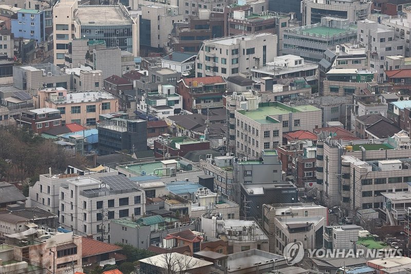 서울시내 연립, 다세대 주택 (출처=연합뉴스)