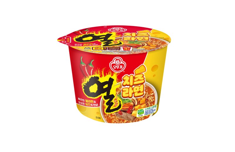 오뚜기 열치즈라면 시뮬컷.(오뚜기 제공)