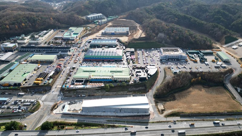 [안동=뉴시스] 안동시농수산물도매시장 전경. 2025.04.09. (사진=안동시 제공) photo@newsis.com *재판매 및 DB 금지