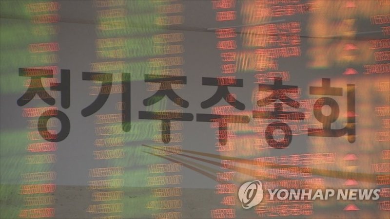 정기주주총회(CG) (출처=연합뉴스)