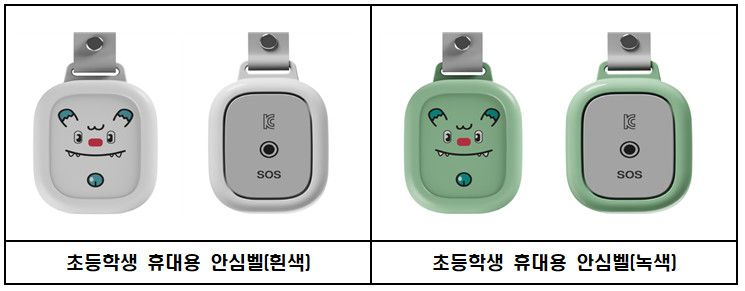 초등학생 휴대용 안심벨 실물. 서울시 제공