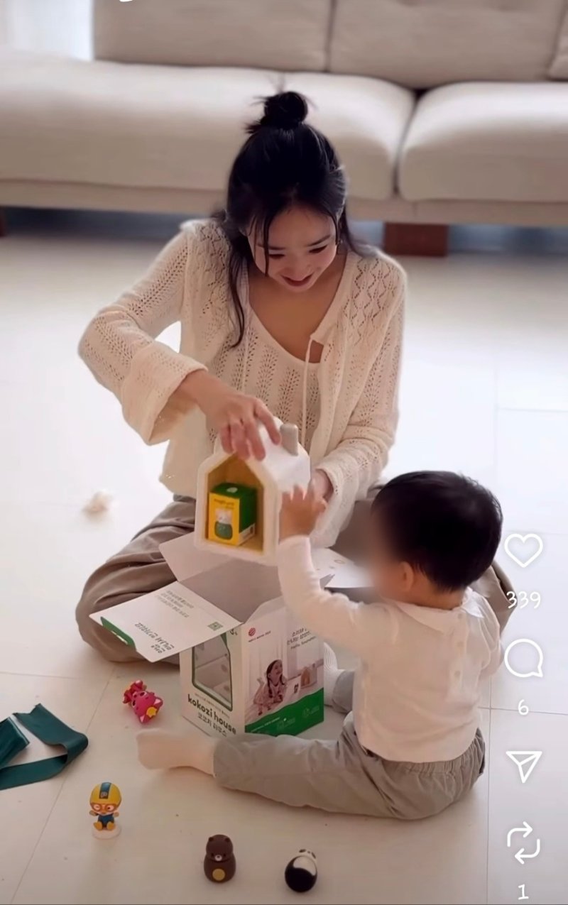 손연재, 1살 子 공개…72억 신혼집서 열혈 육아