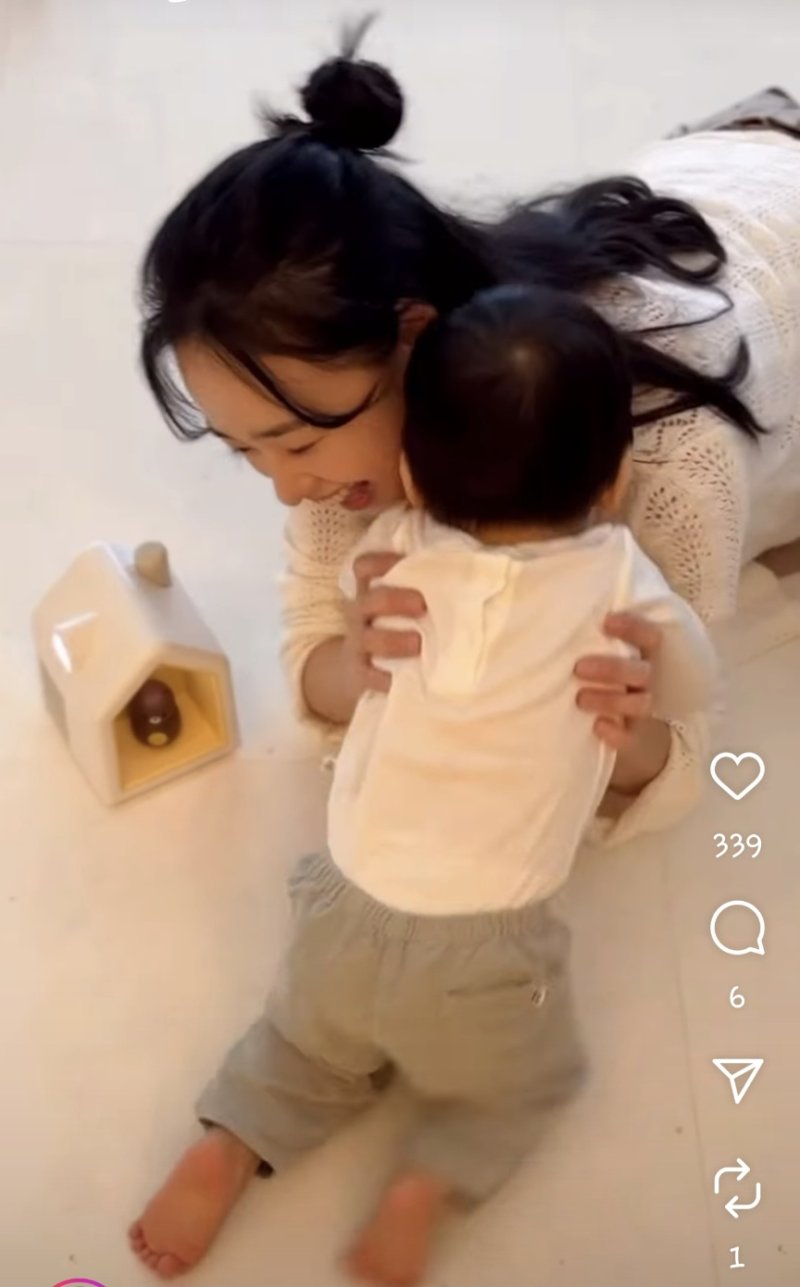 손연재, 1살 子 공개…72억 신혼집서 열혈 육아