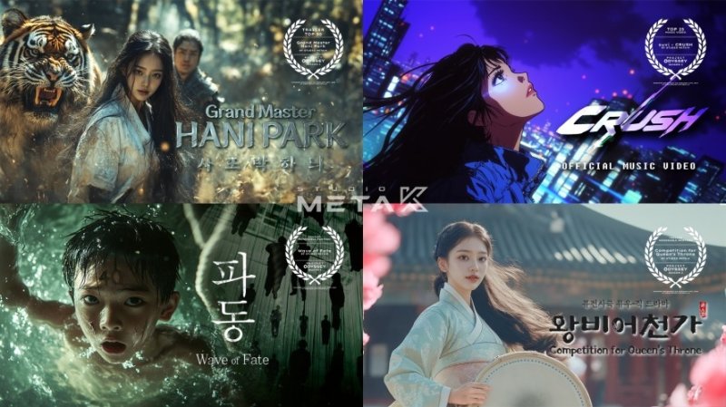 스튜디오메타케이의 AI 작품들 (출처=연합뉴스)